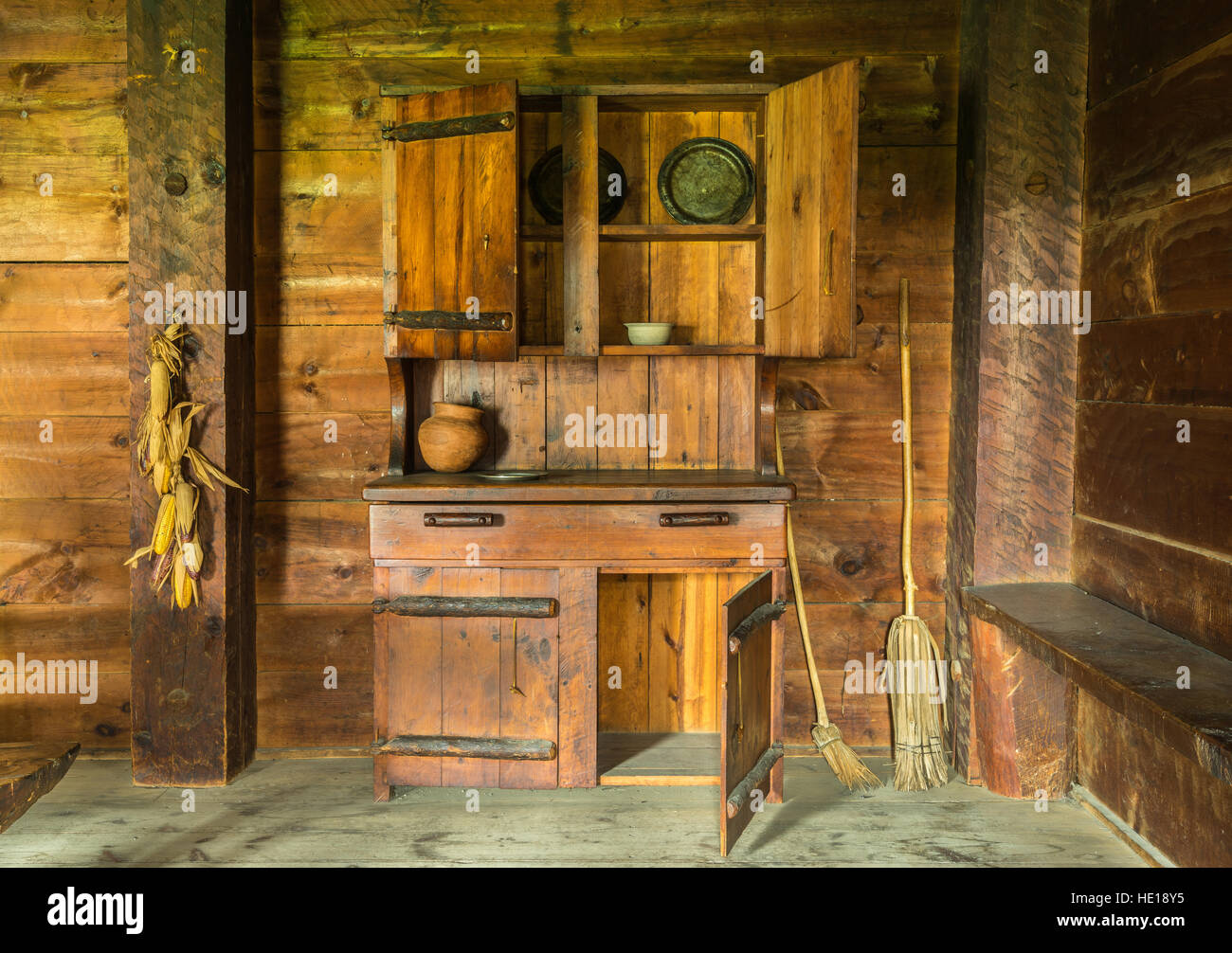 Rustico Cucina Pioneer Foto Stock