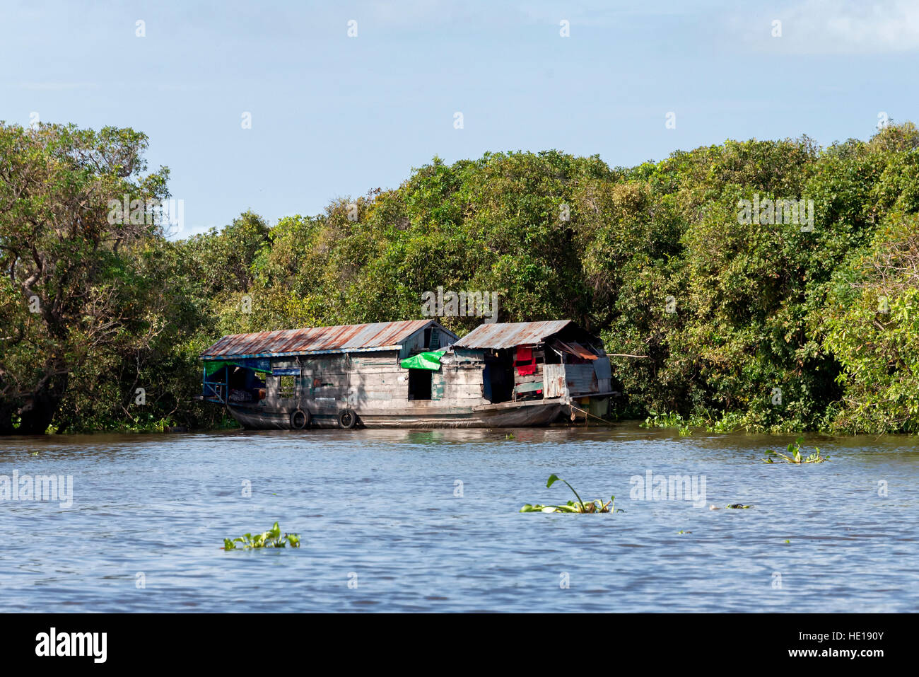 Casa galleggiante Foto Stock