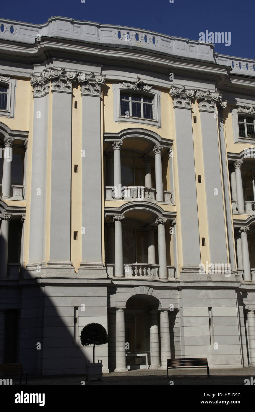 Ansbach residence, Ansbach, Media Franconia, Baviera, Germania Foto Stock