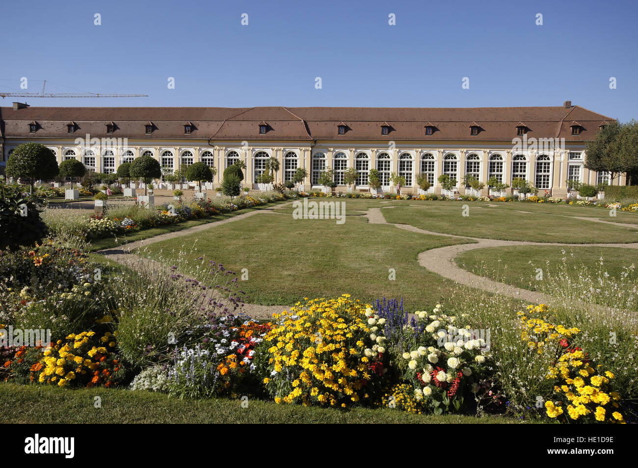 Aranciera, ansbach residence, Ansbach, Media Franconia, Baviera, Germania Foto Stock