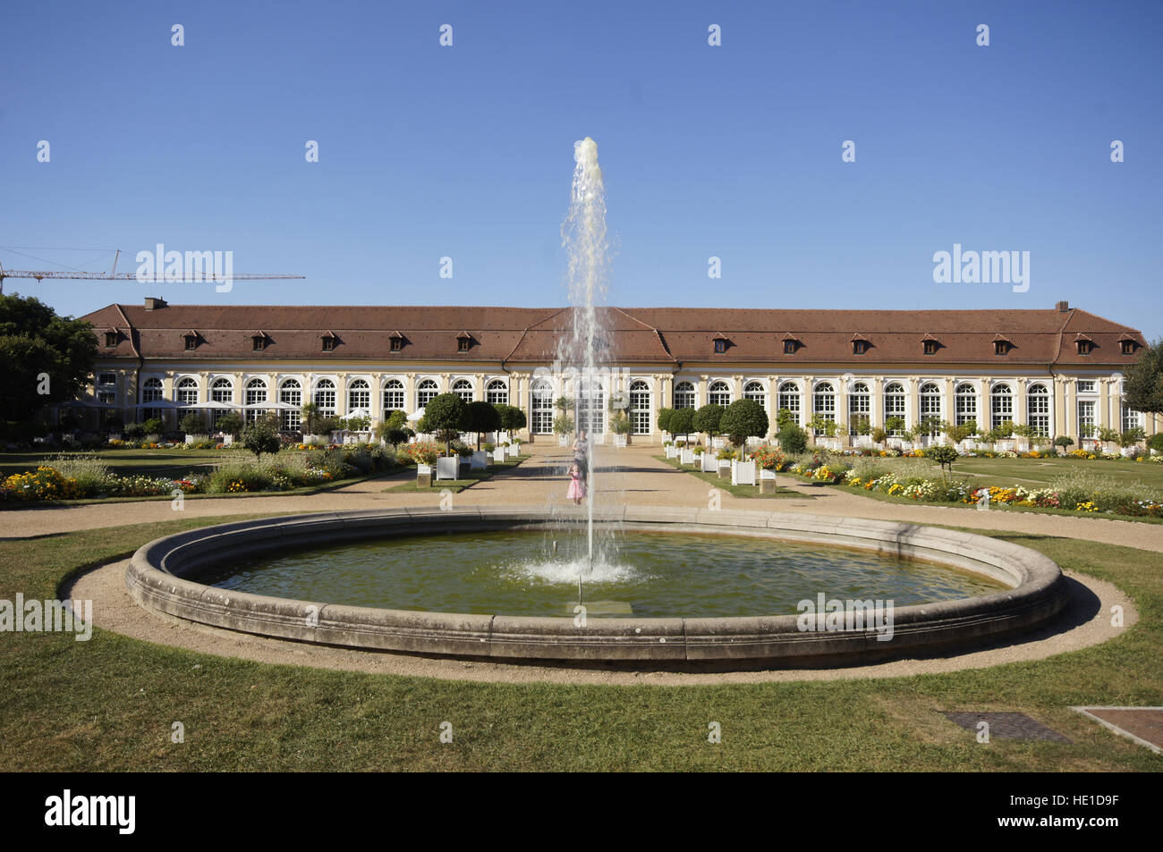 Aranciera, ansbach residence, Ansbach, Media Franconia, Baviera, Germania Foto Stock