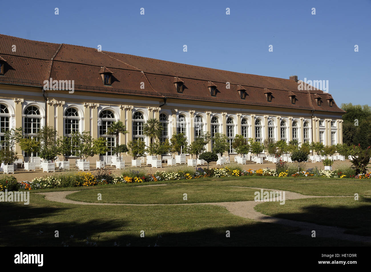 Aranciera, ansbach residence, Ansbach, Media Franconia, Baviera, Germania Foto Stock