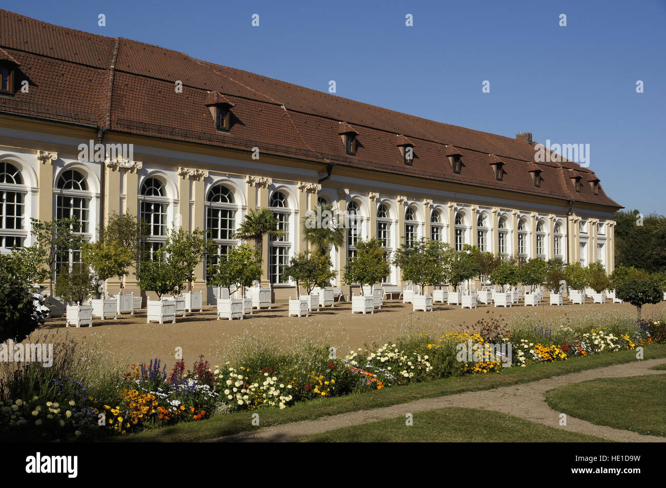 Aranciera, ansbach residence, Ansbach, Media Franconia, Baviera, Germania Foto Stock