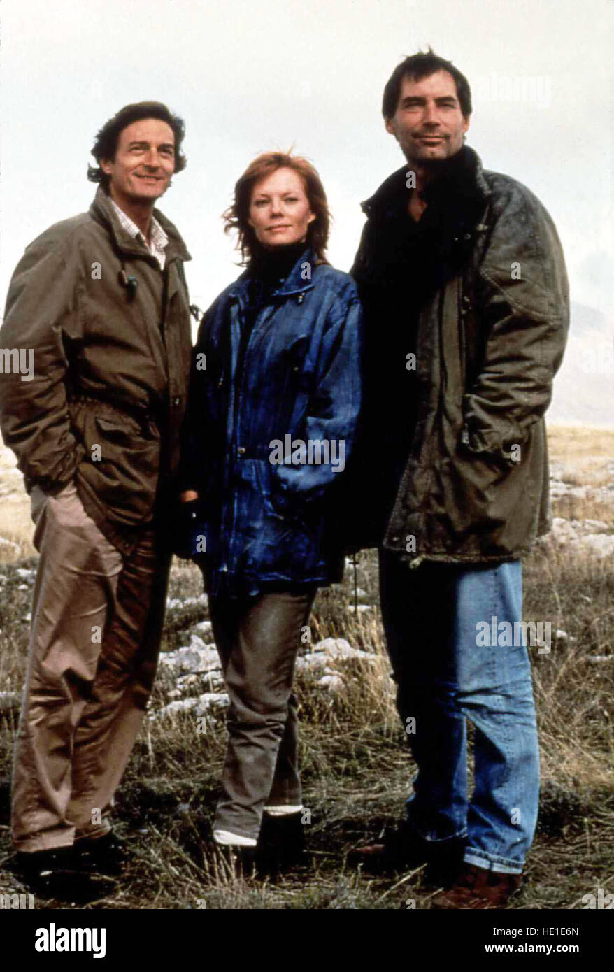 Ken Folletts Roter Adler aka. Sdraiarsi con i Lions, TV-movie USA 1994 Direttore: Jim Goddard attori/stelle: Timothy Dalton, Marg Helgenberger, Nigel Havers Foto Stock