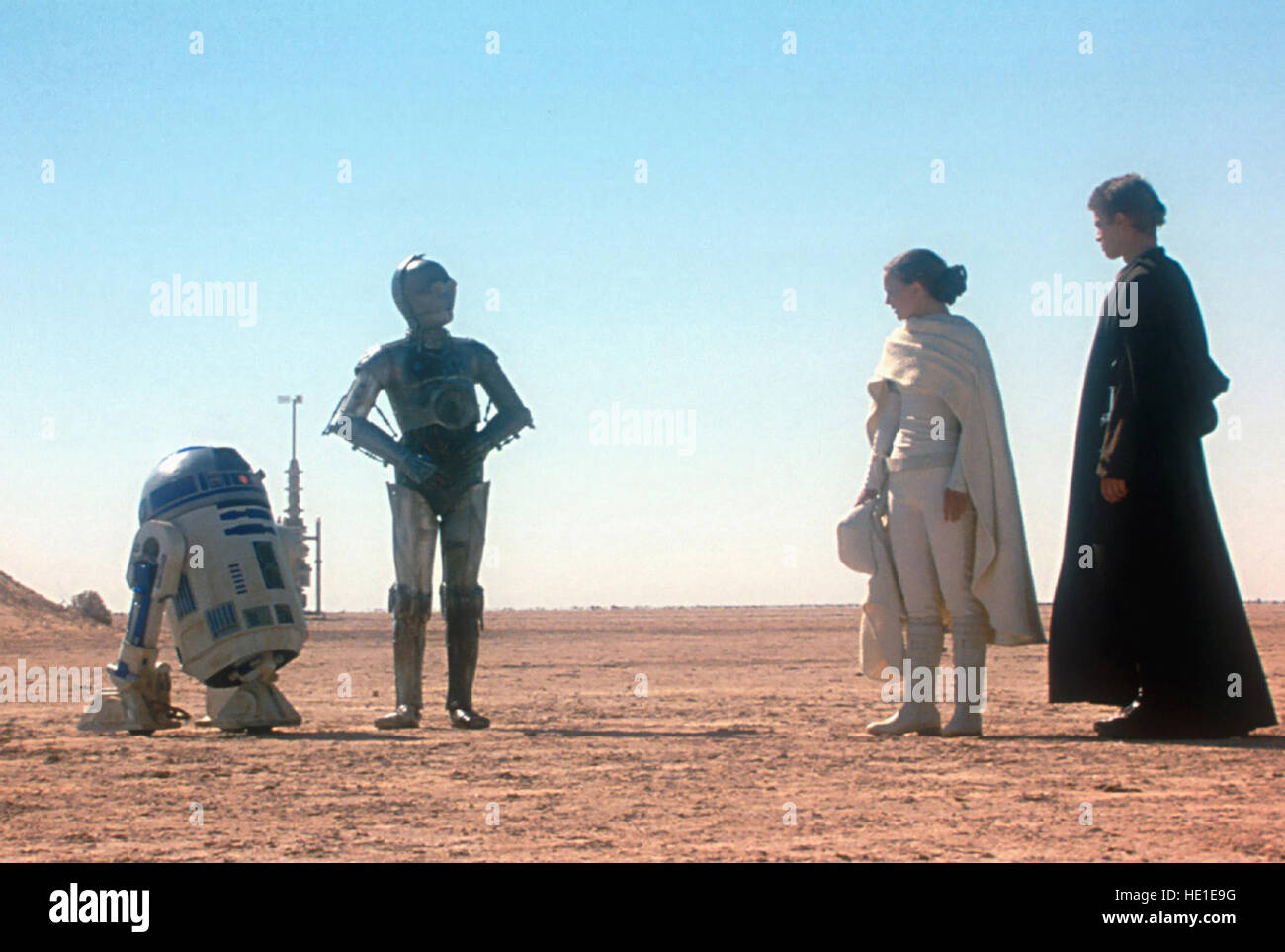 Star Wars: Episodio II - Angriff der Klonkrieger aka. L'attacco dei cloni, USA 2002 Direttore: George Lucas attori/stelle: Hayden Christensen, Natalie Portman, Ewan McGregor Foto Stock