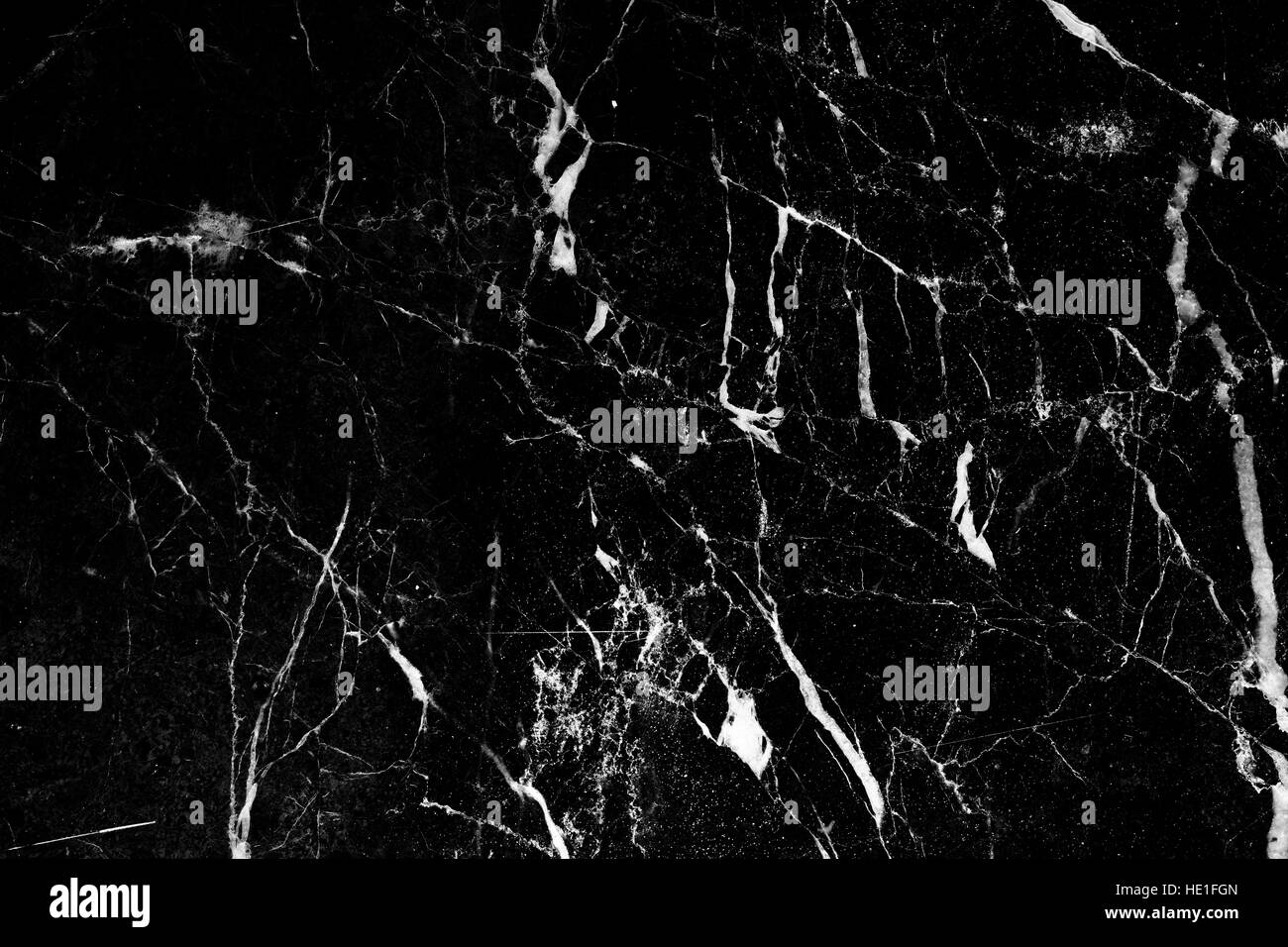 Modellato dettagliata di marmo bianco e nero texture di pattern per il design di prodotto, abstract sfondo scuro Foto Stock