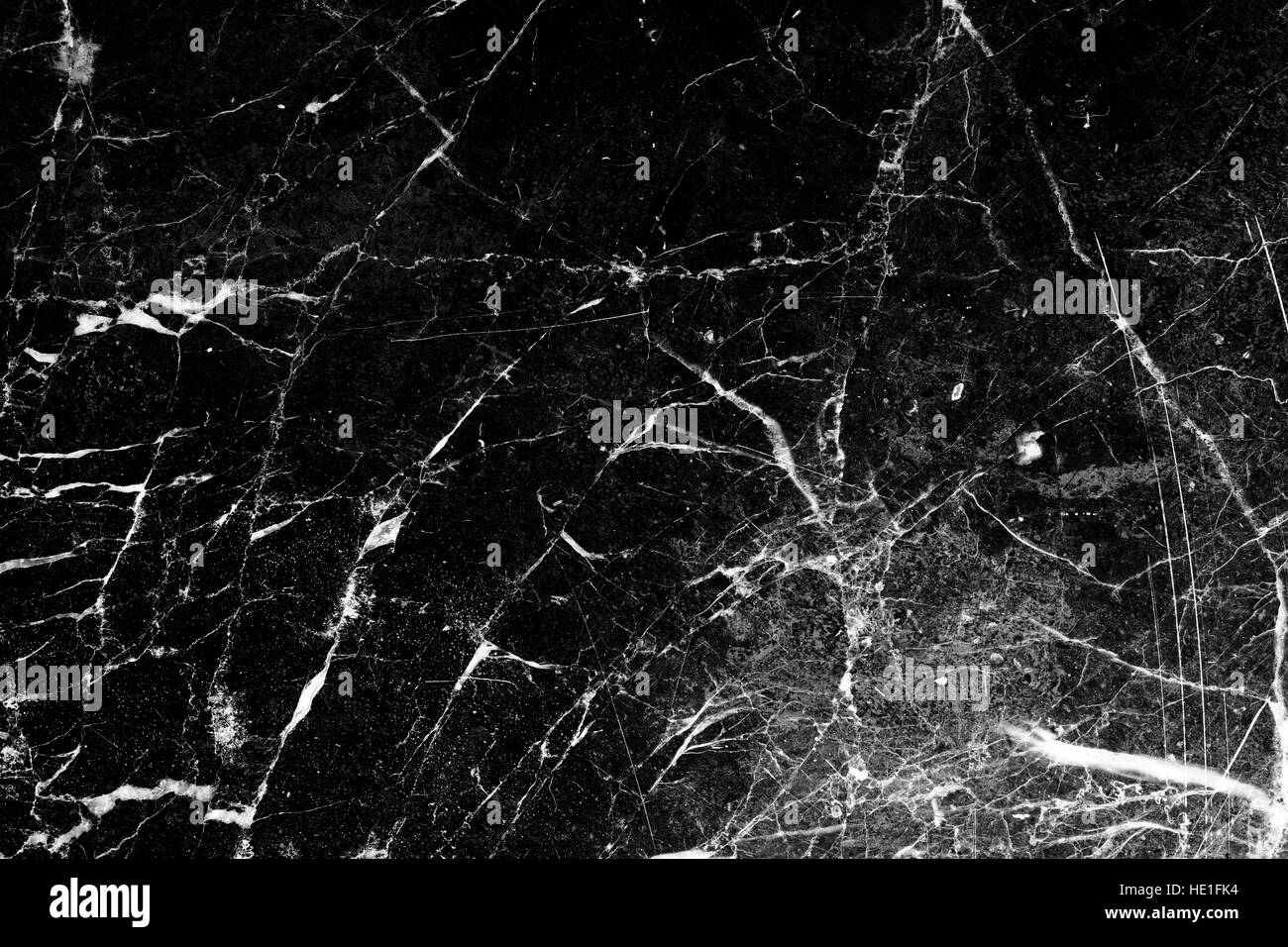 Modellato bianco struttura dettagliata di marmo nero di consistenza e di sfondo per il design di prodotto Foto Stock