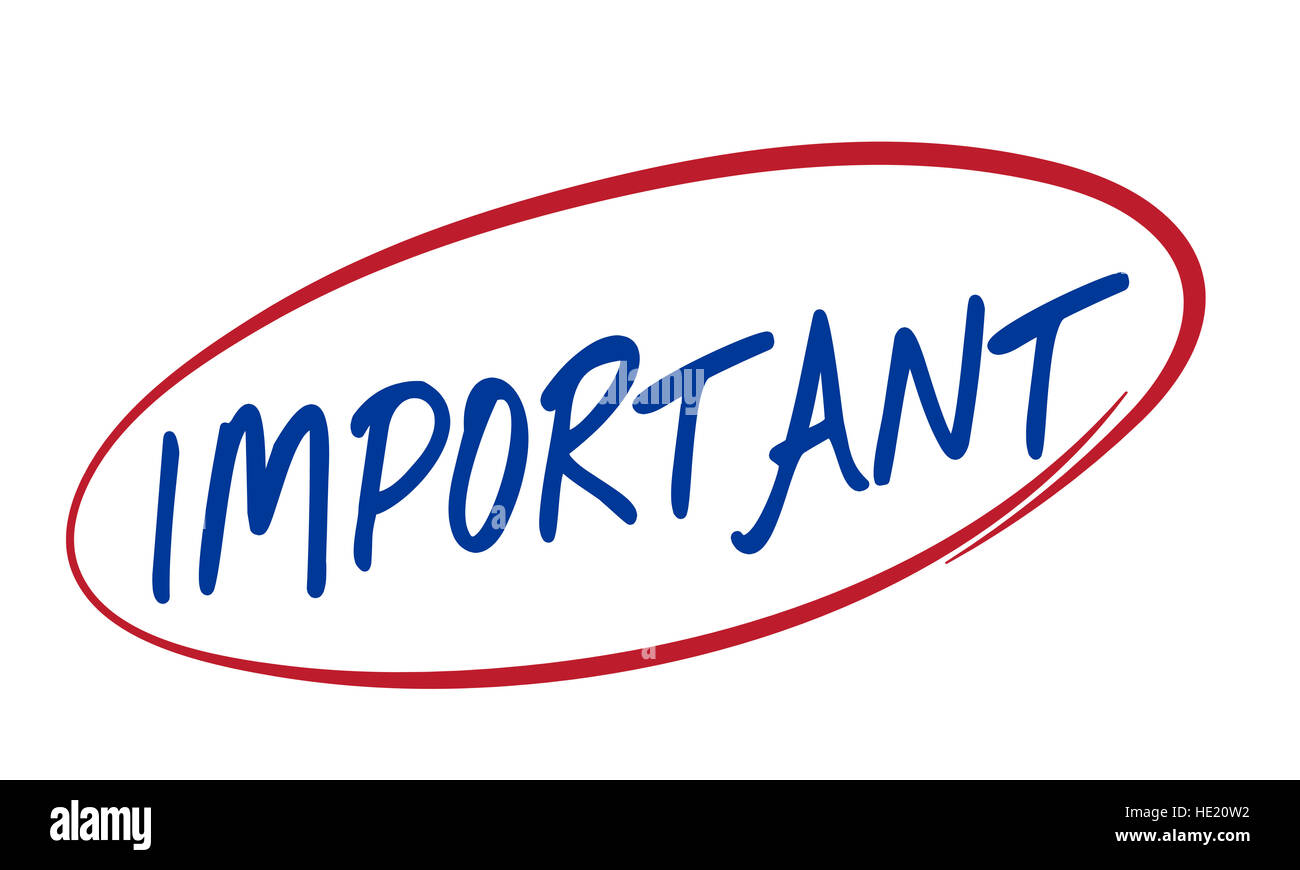 Importante priorità urgenti problemi di messa a fuoco il concetto di lavoro Foto Stock