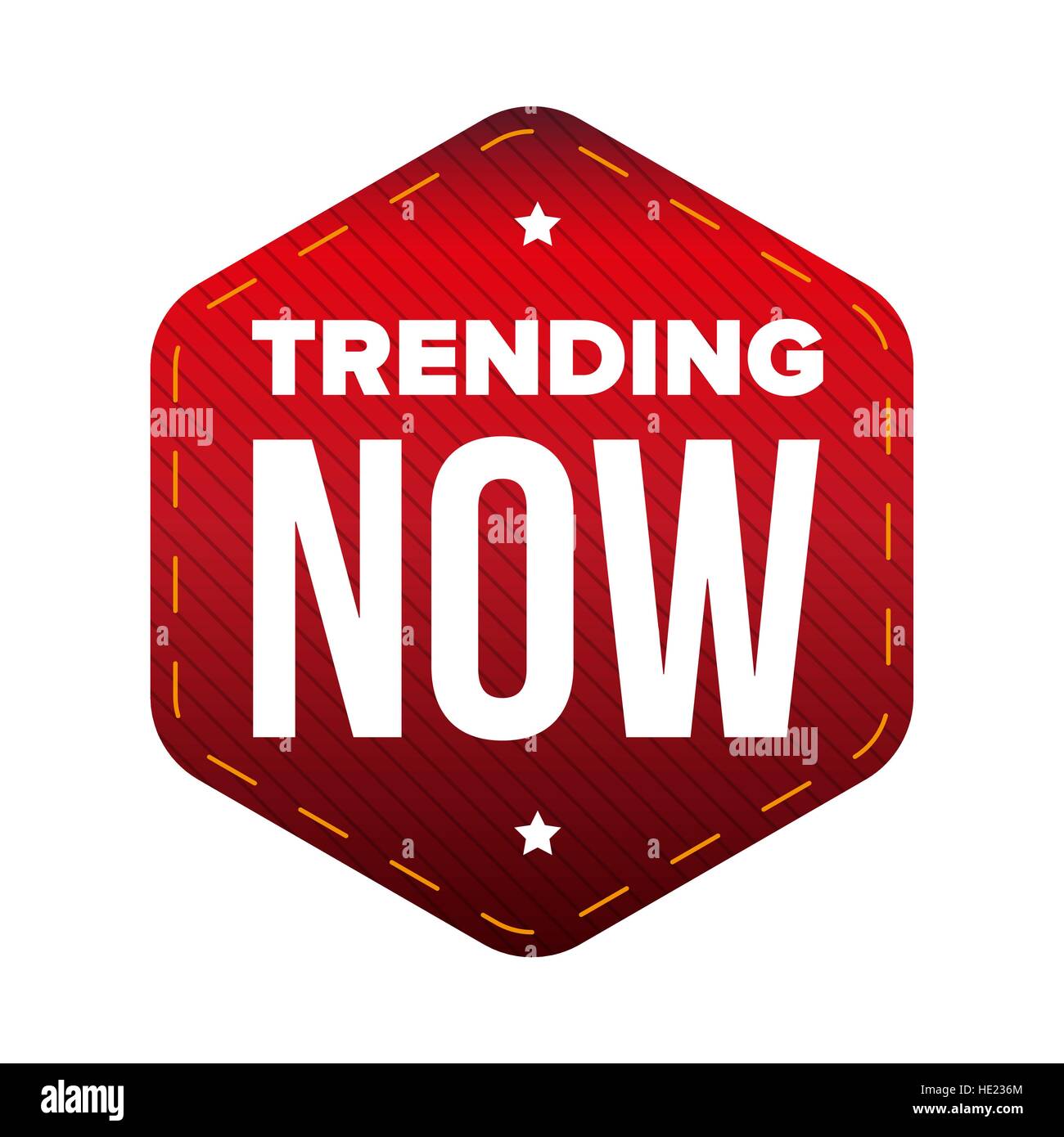 Trend vettore di patch Illustrazione Vettoriale