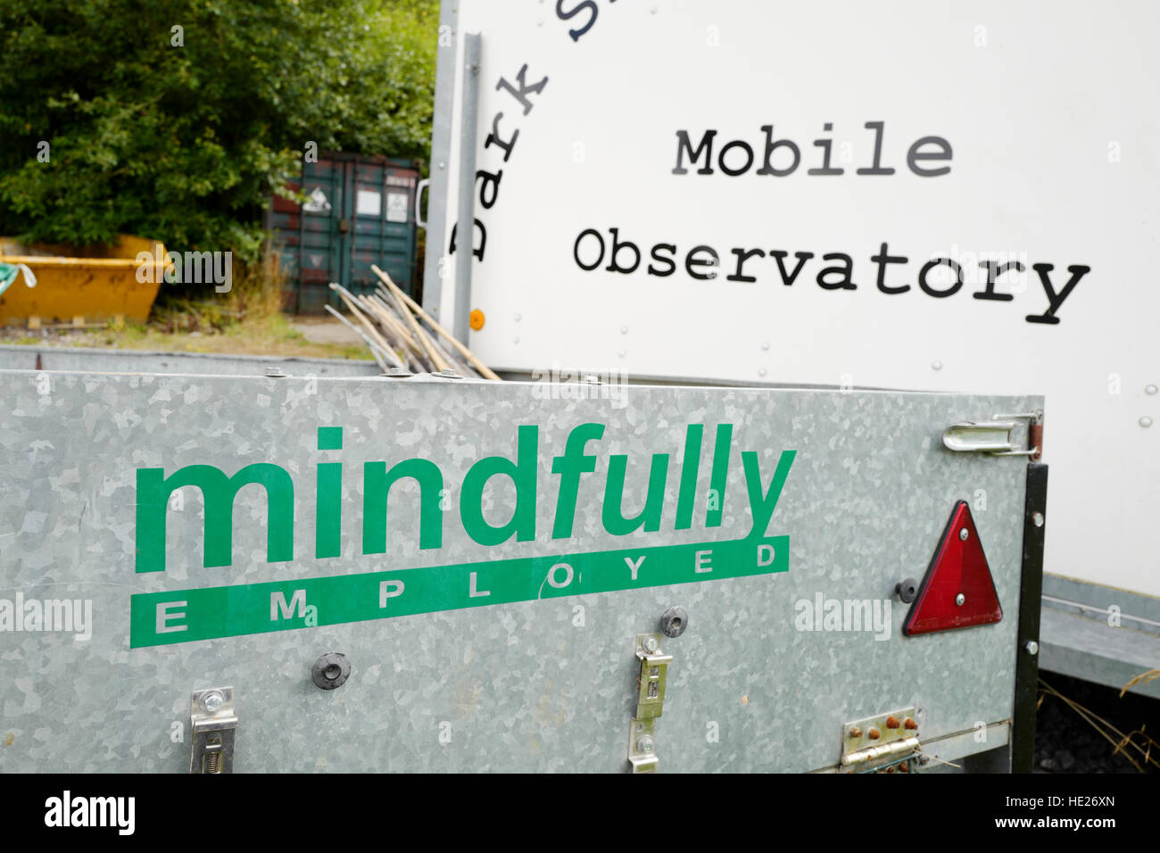 Segni indicativi di lavoro e le attività progettate per aiutare le persone a recuperare dalla malattia mentale Foto Stock