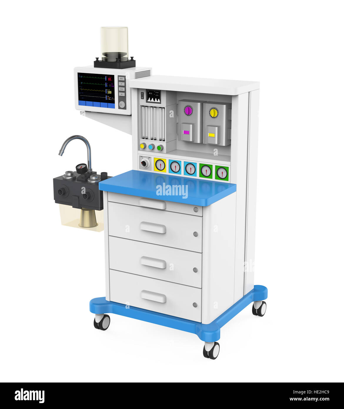 Apparecchio per anestesia Foto Stock