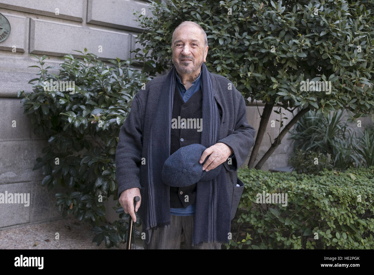 Jean-Claude Carrière assiste una presentazione nella Biblioteca Nazionale di Madrid con: Jean Claude Carriere dove: Madrid, Spagna Quando: 02 Nov 2016 Foto Stock