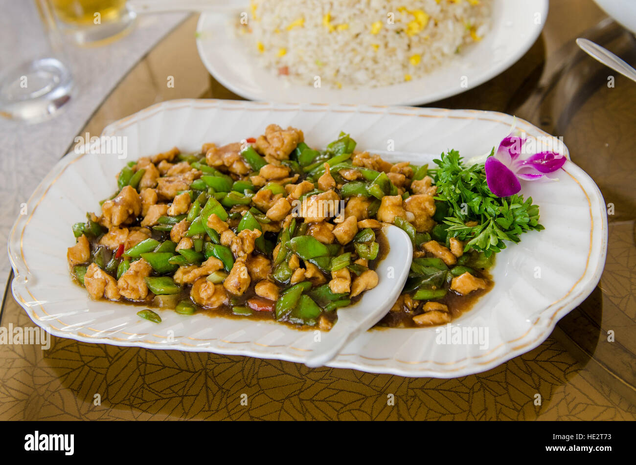 La cucina cinese, Xian, Cina. Foto Stock