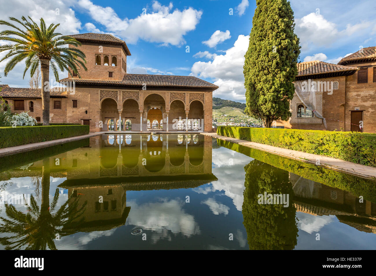 El Partal Alhambra di Granada Foto Stock