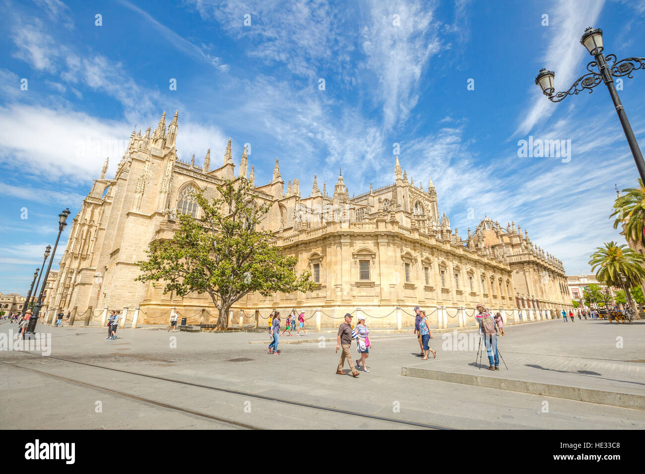 Cattedrale di Siviglia Foto Stock