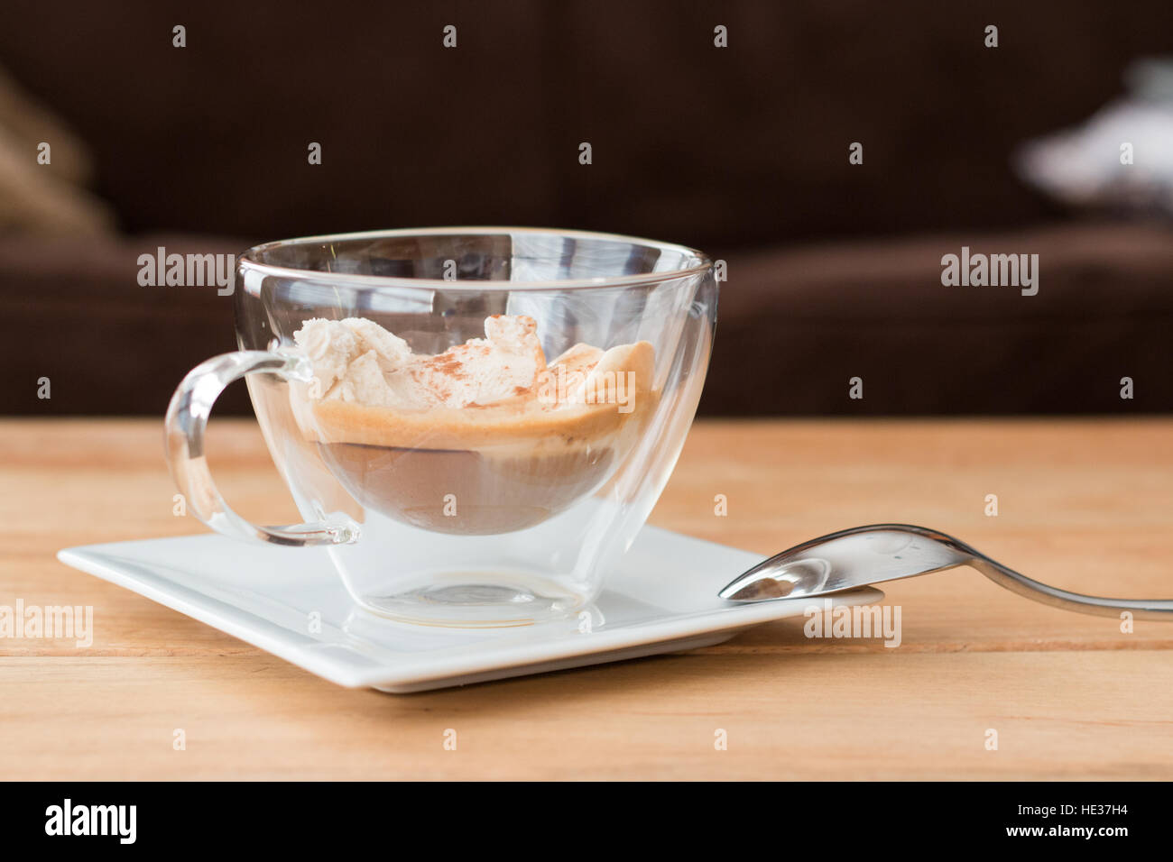 Dolce italiano affogato Foto Stock