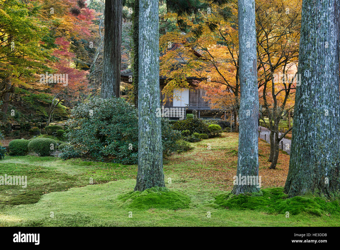 Ojo-Gokuraku-in presso Sanzen-nel tempio, O'hara, prefettura di Kyoto, Giappone Foto Stock