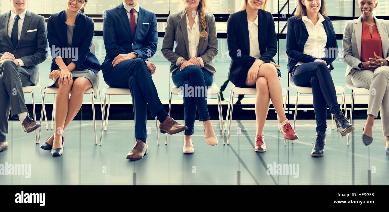 Lavoratore di ufficio del lavoro di squadra dipendente concetto di variazione Foto Stock