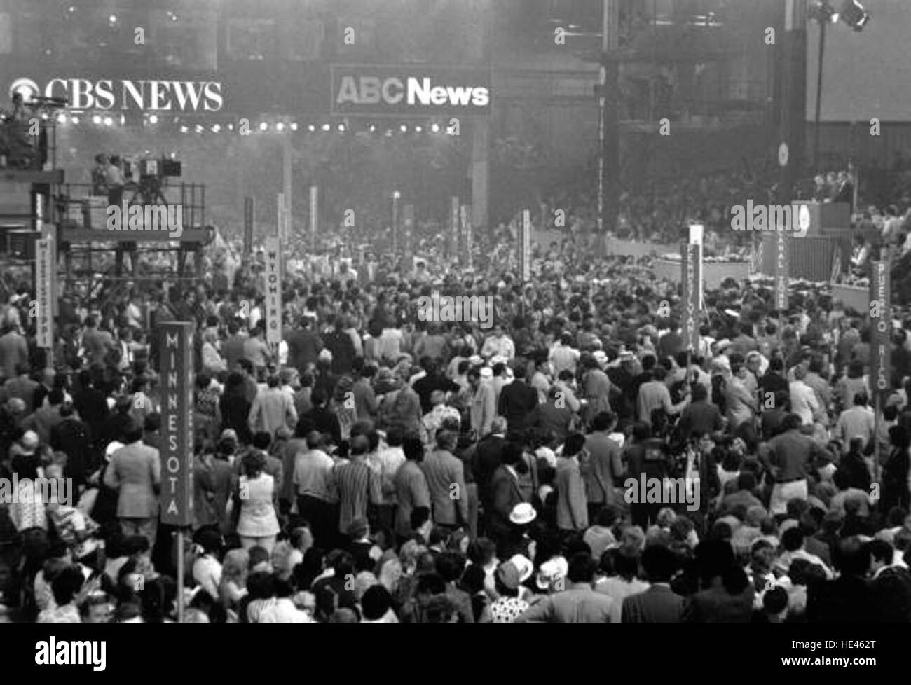 1972 Convention democratica - Miami Beach Foto Stock