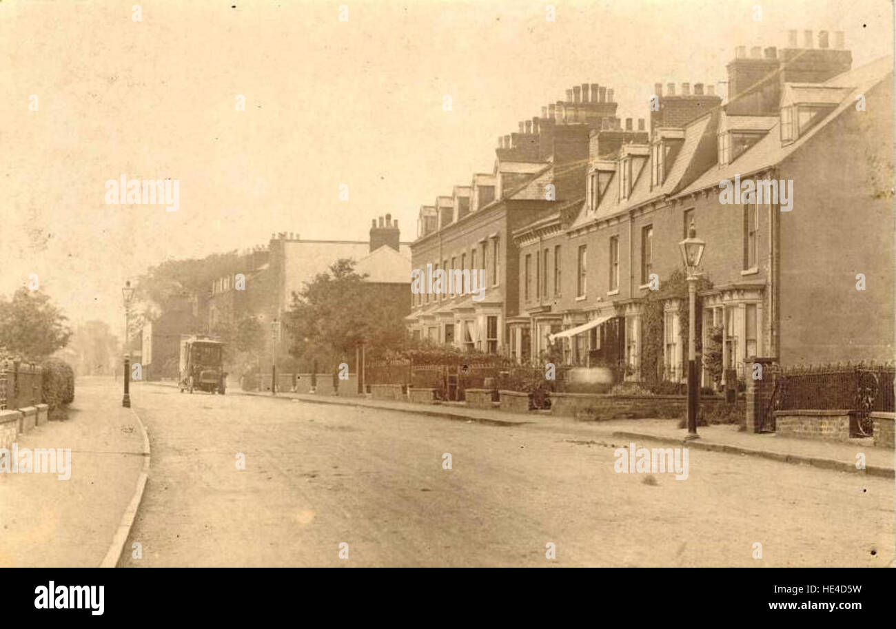 Norwood dal Nord Est, primitiva cappella metodista sulla destra, Beverley Foto Stock