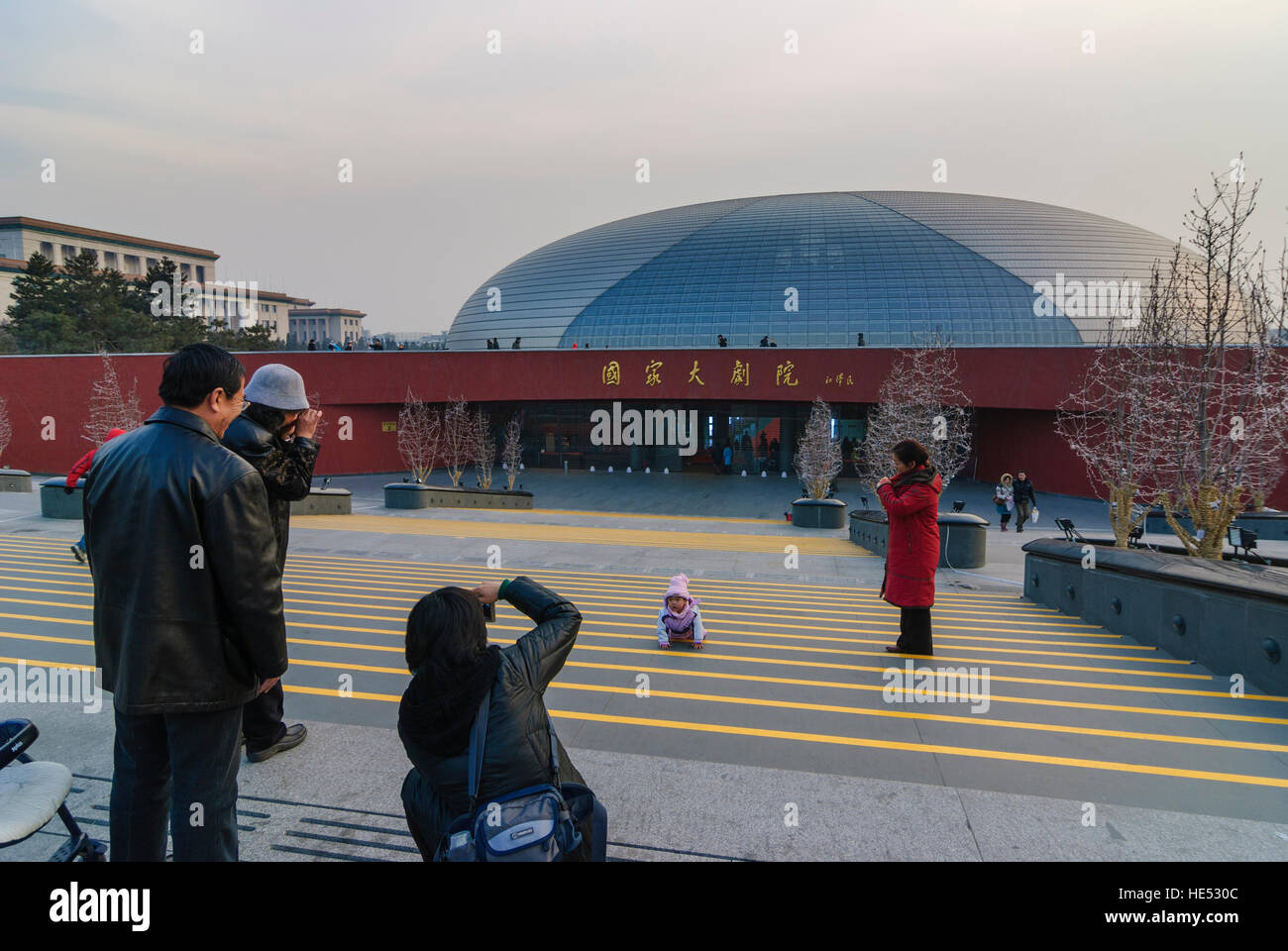 Pechino: Cinese grande teatro nazionale a Pechino, Cina Foto Stock
