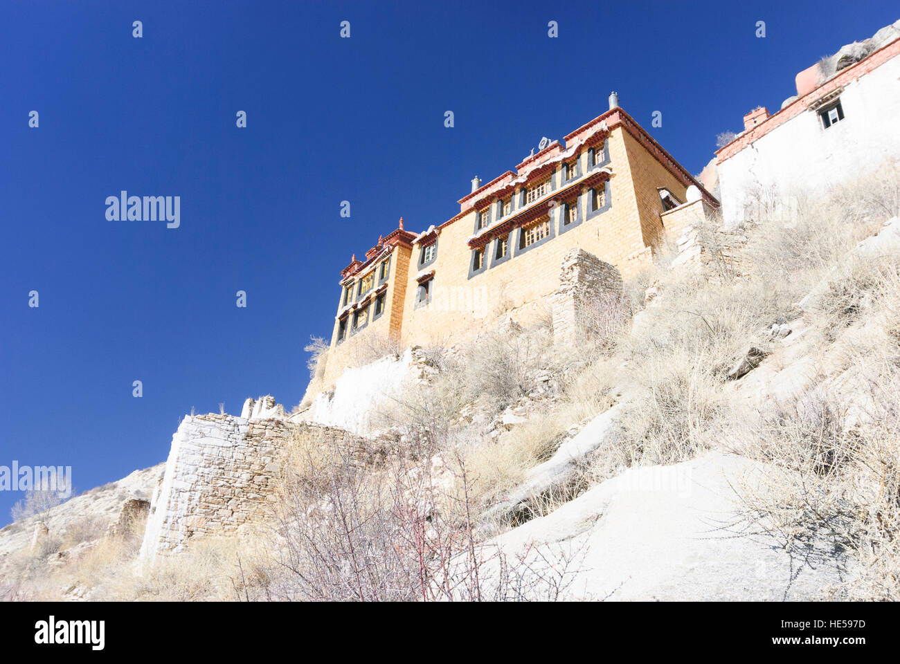 Lhasa: Hermitage sieri Ütse sopra il monastero di Sera, Tibet, Cina Foto Stock