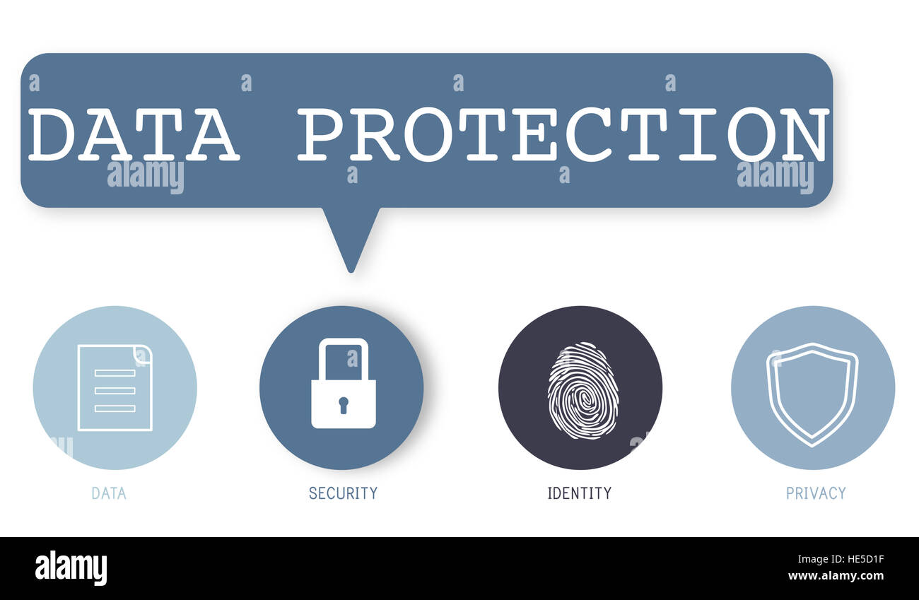 Il permesso di autorizzazione di sicurezza di rete il concetto di sistema Foto Stock