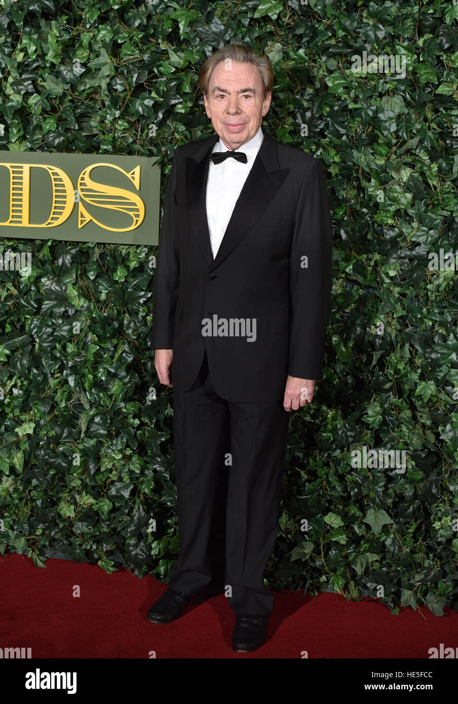 Evening Standard Theatre Awards tenutosi presso la Old Vic - Arrivi. Dotato di: Andrew Lloyd Webber dove: Londra, Regno Unito quando: 13 Nov 2016 Foto Stock