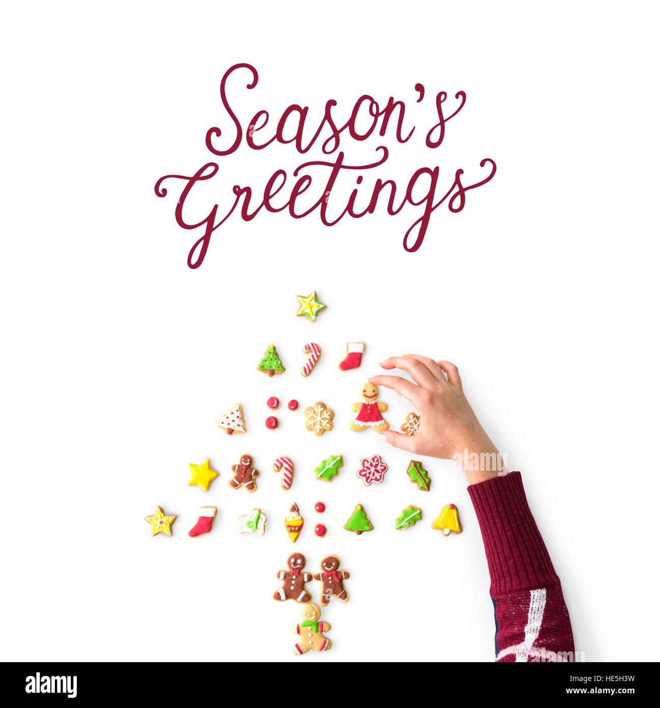 Cheers stagioni Saluto Anno Nuovo 2017 Foto Stock