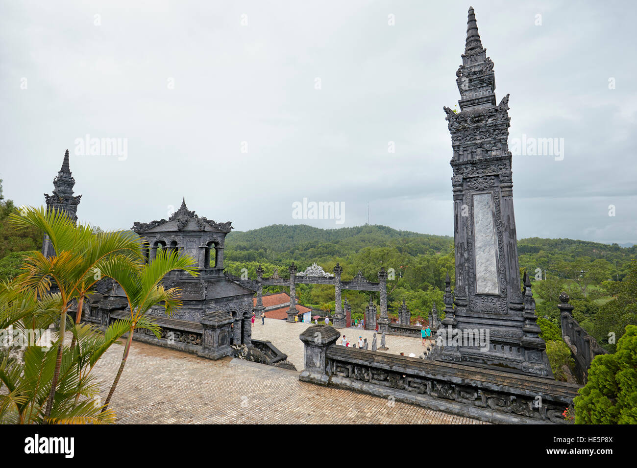 Tomba di Khai Dinh (Ung tomba). Tinta, Vietnam. Foto Stock