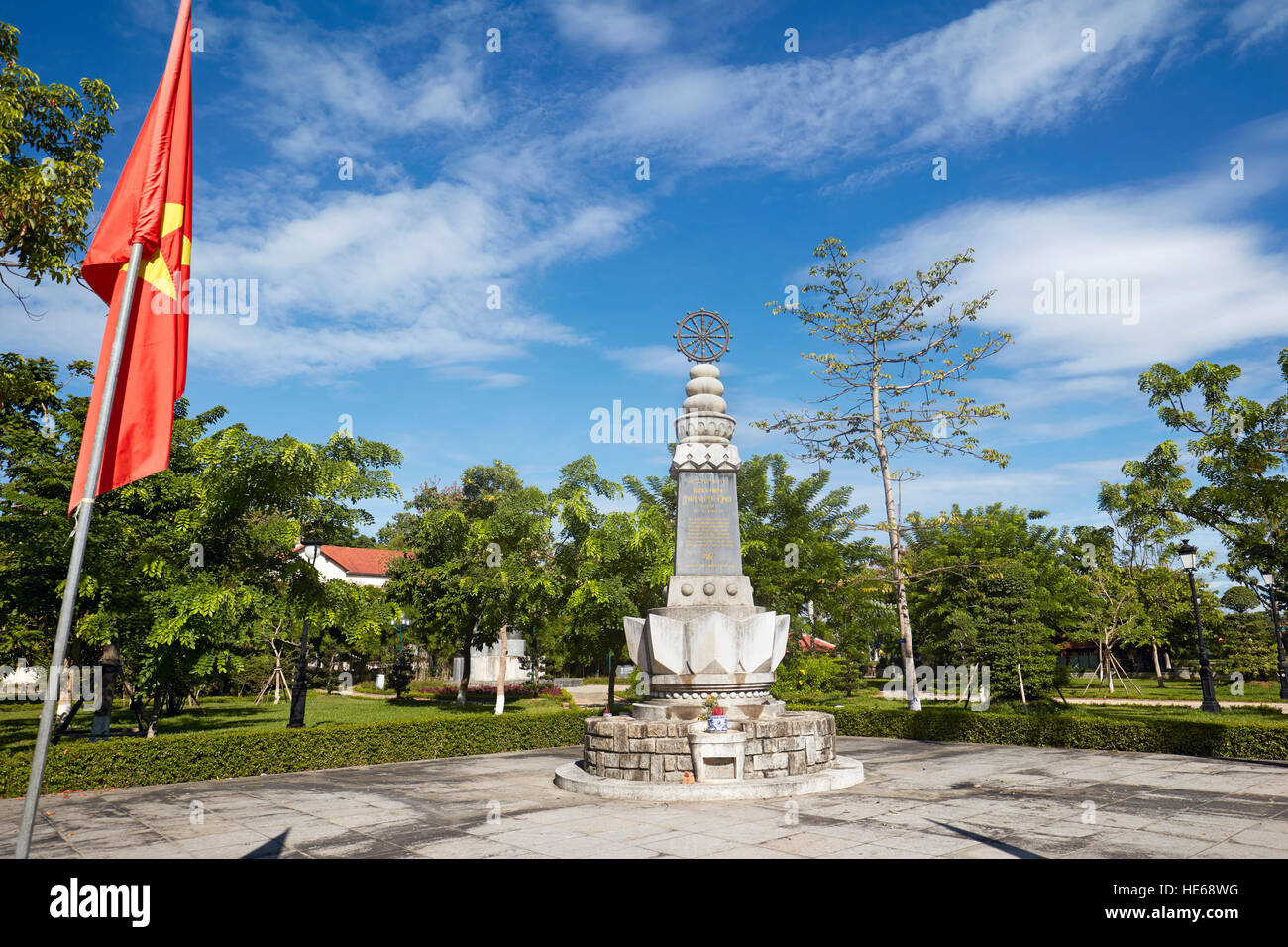 Memoriale per la tonalità Phat Dan tiri. Tinta, Vietnam. Foto Stock