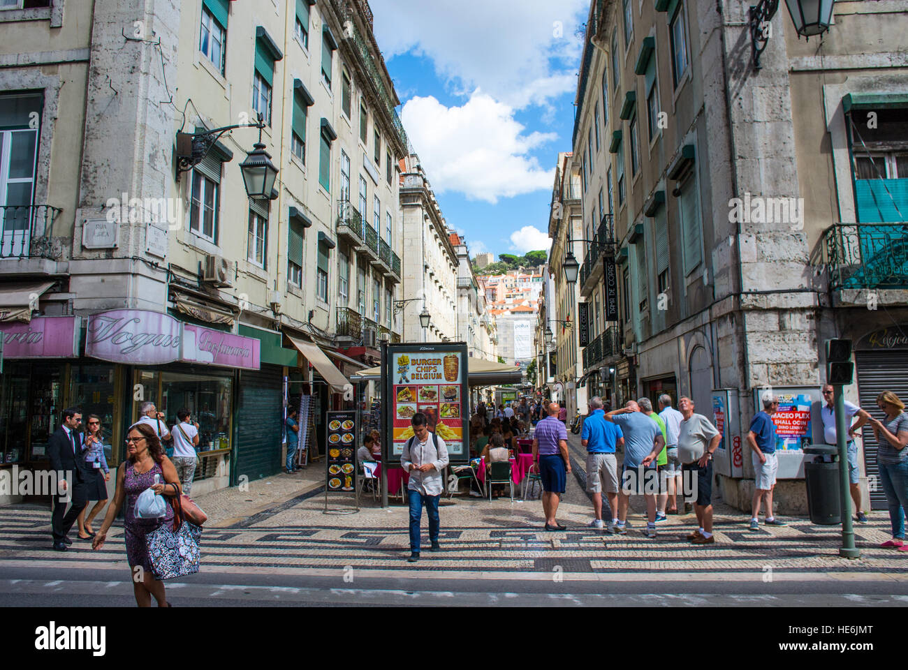 Lisbona portogallo capitale viste della città Foto Stock