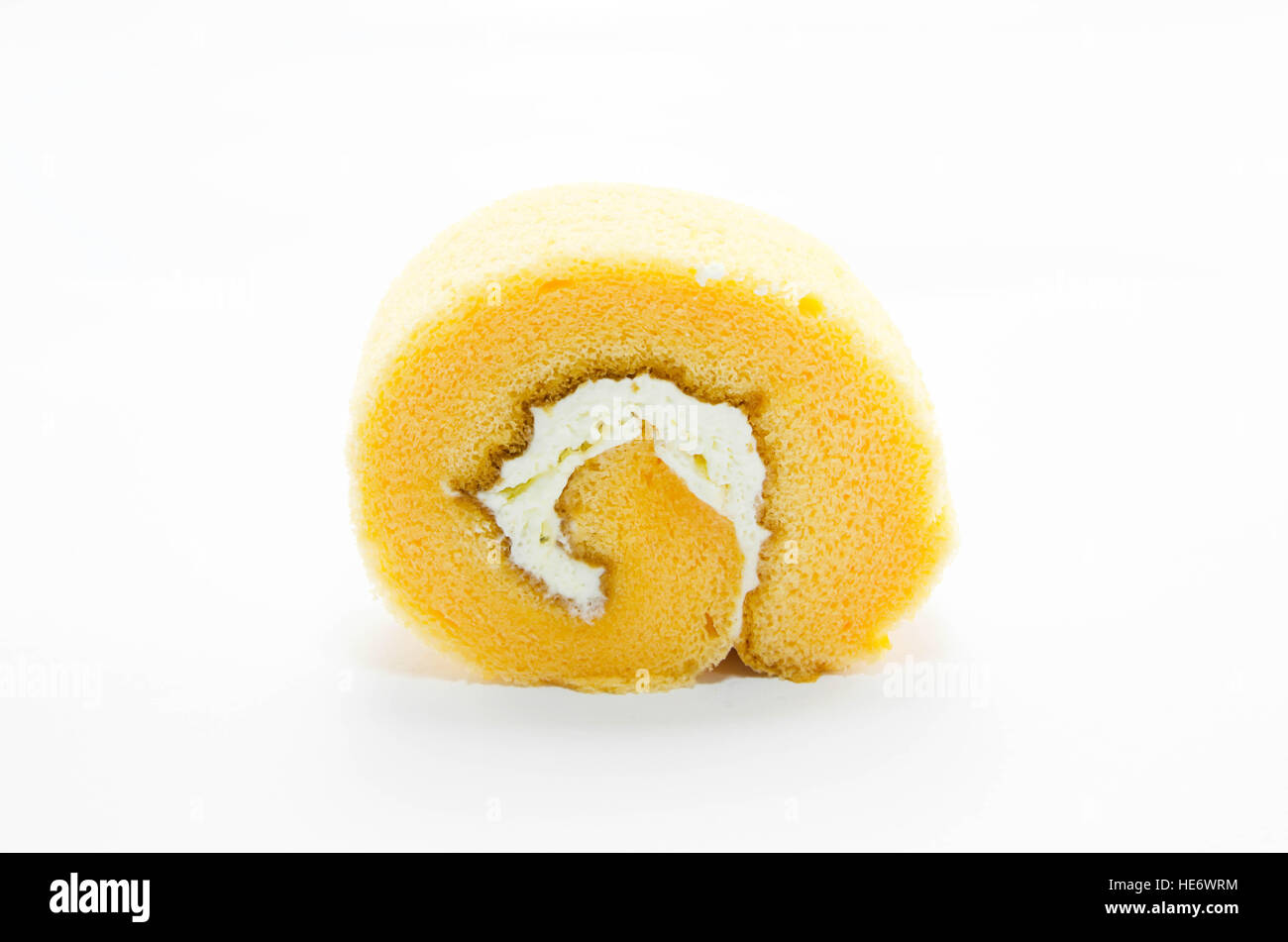 Torta arancione Roll Foto Stock