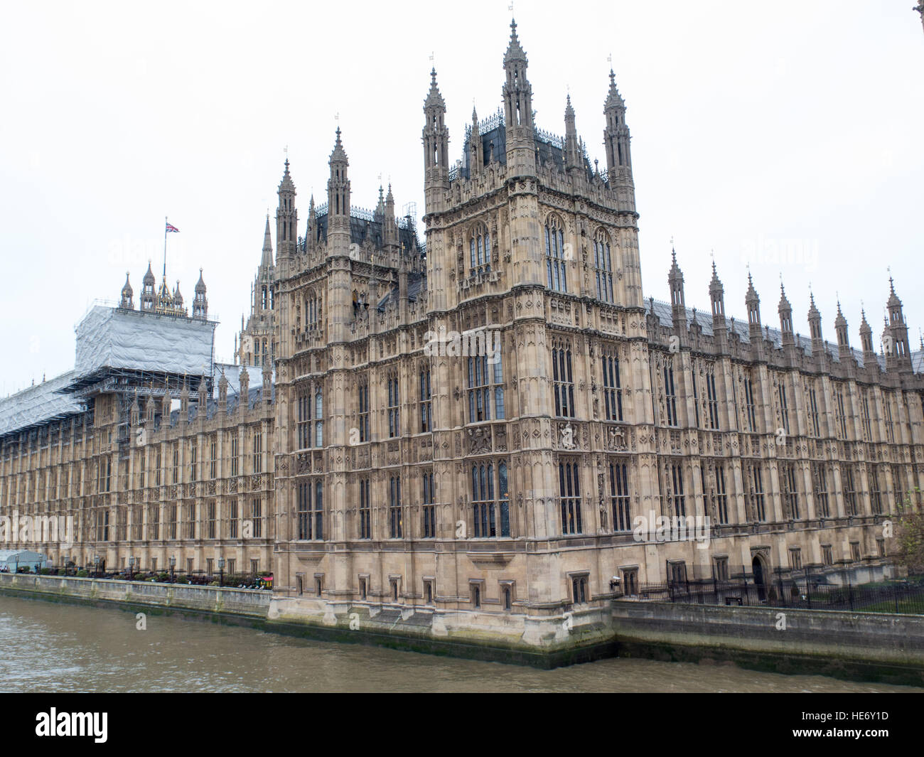 Il Palazzo di Westminster House of Commons House of Lords, Foto Stock