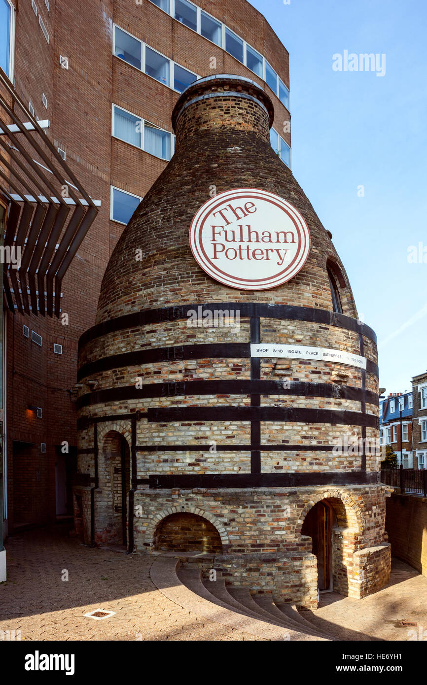 Il Fulham ceramiche, New Kings Road, Fulham, Londra Foto Stock
