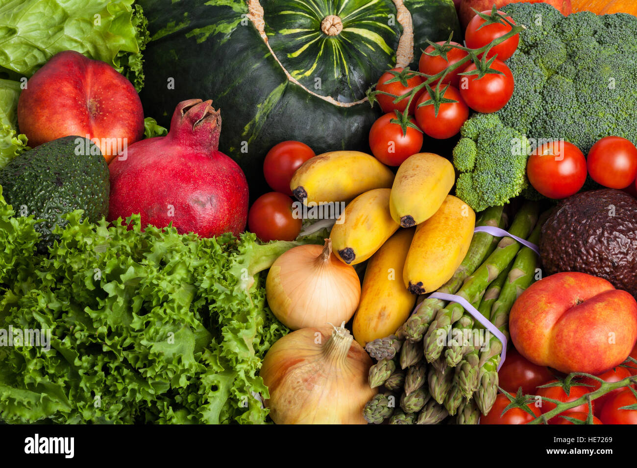 Immagine di fresche verdure estive Foto Stock
