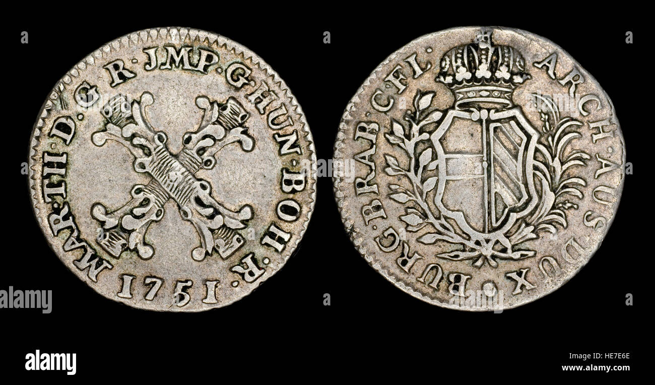 Paesi Bassi Austria 10 Liards Coin Foto Stock