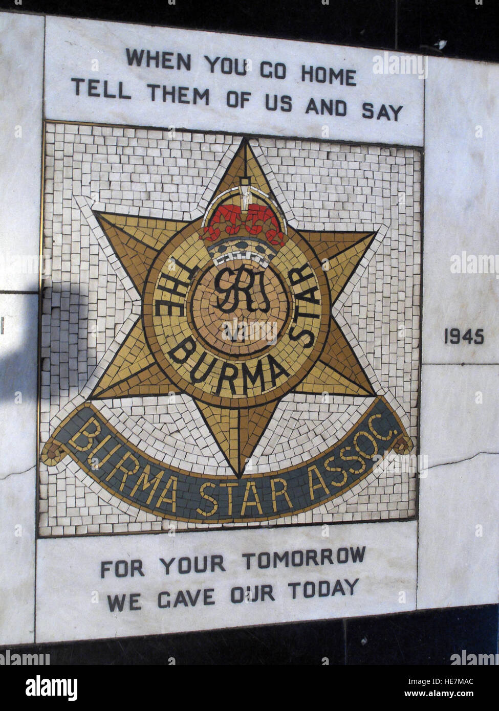 St Annes la cattedrale di Belfast interno, la Birmania Associazione Star Foto Stock