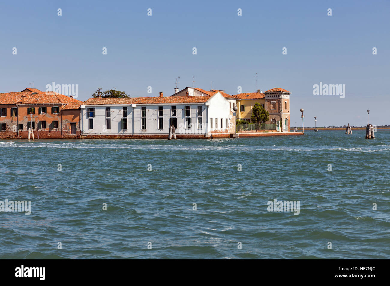 Isola di Murano porto vecchio architettura. Venezia Veneto Italia Foto Stock