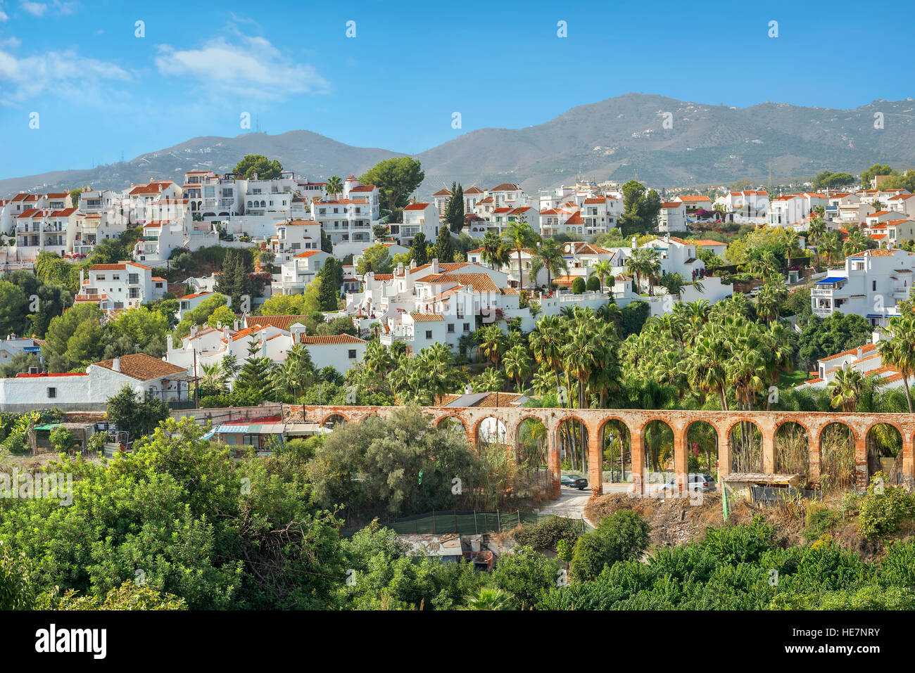 Nerja. Provincia di Malaga, Andalusia, Spagna Foto Stock