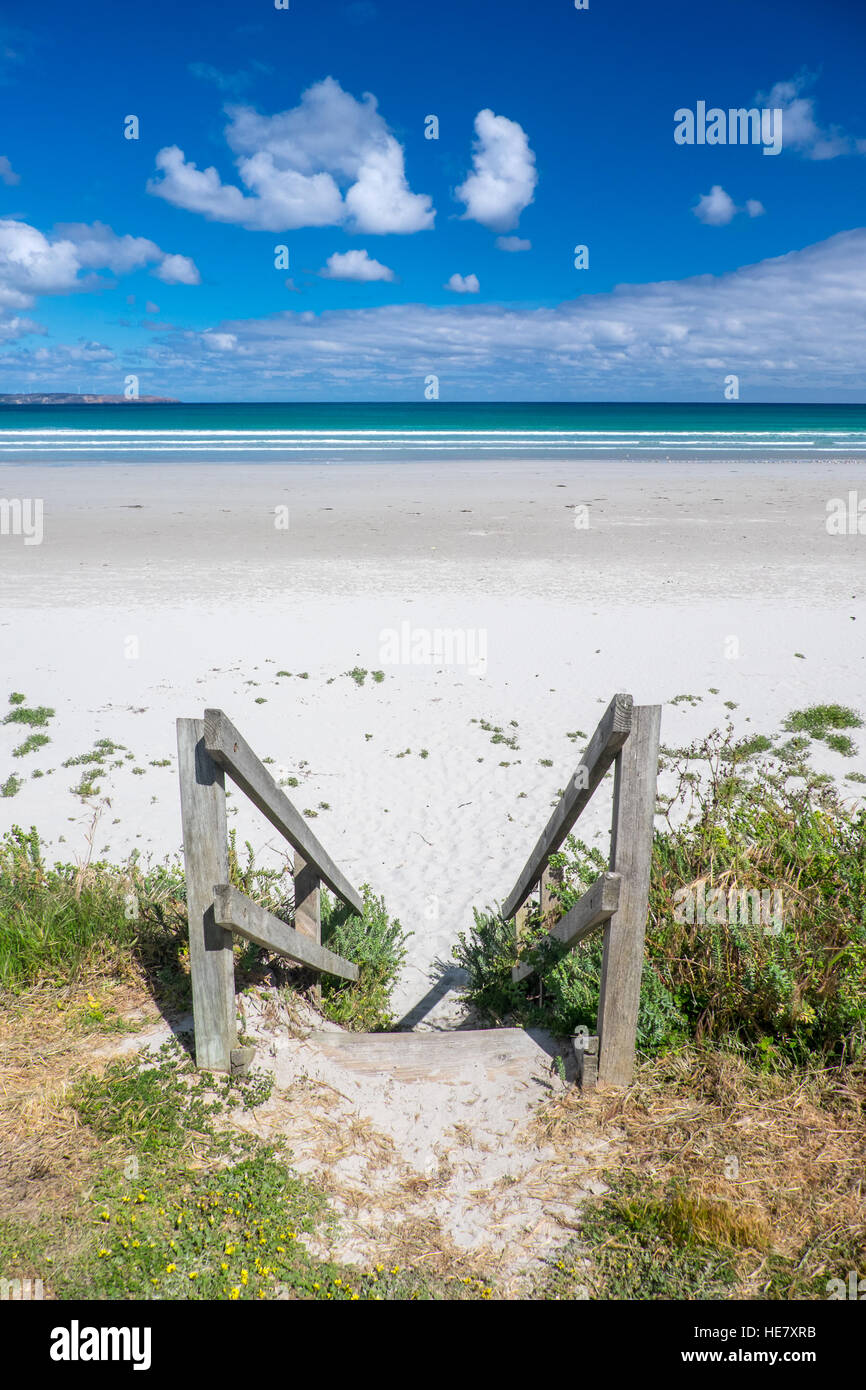 Bridgewater Bay vicino a Portland,Victoria,l'Australia si trova sulla Costa della Scoperta Foto Stock