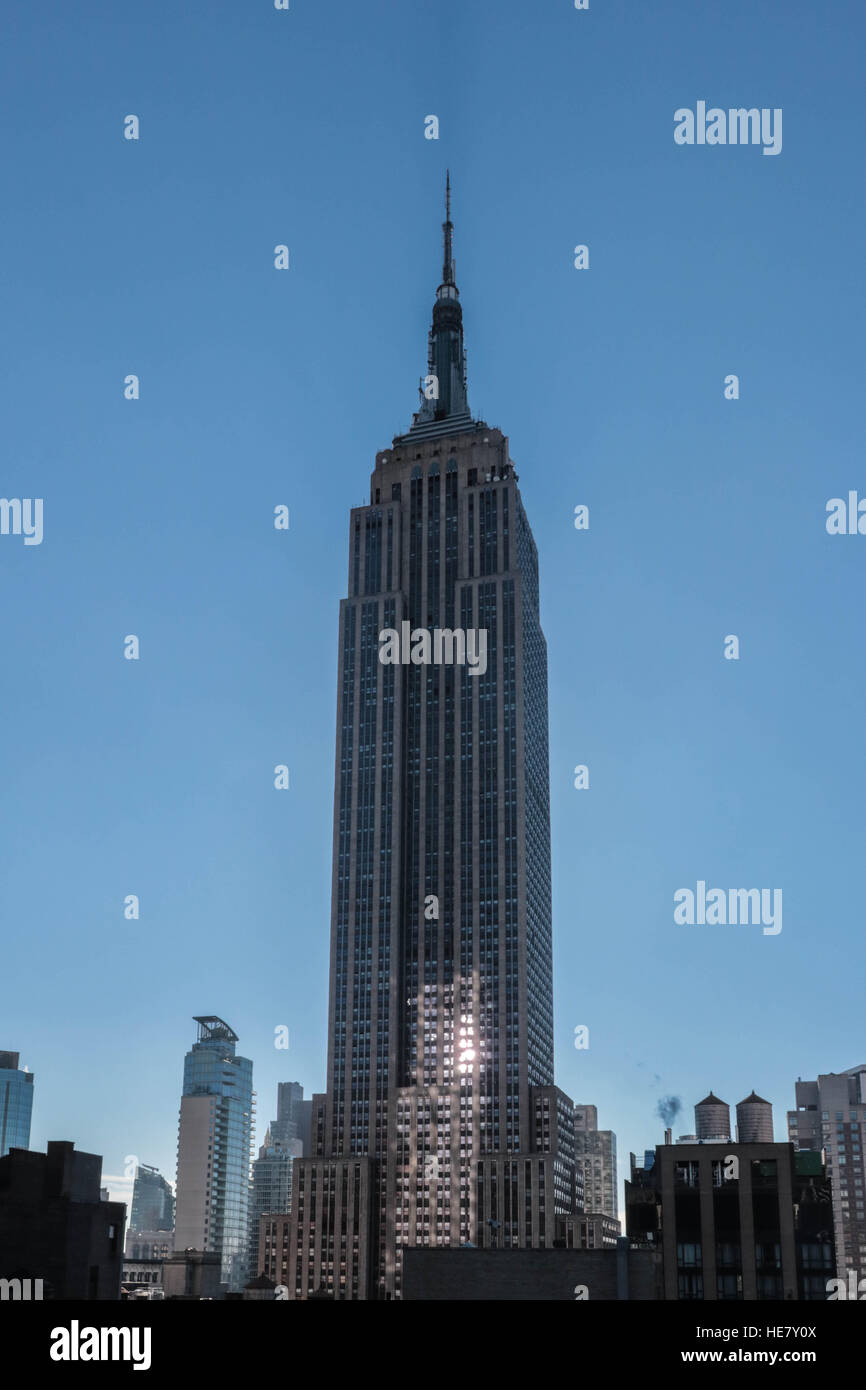 Empire State Building di New York Foto Stock