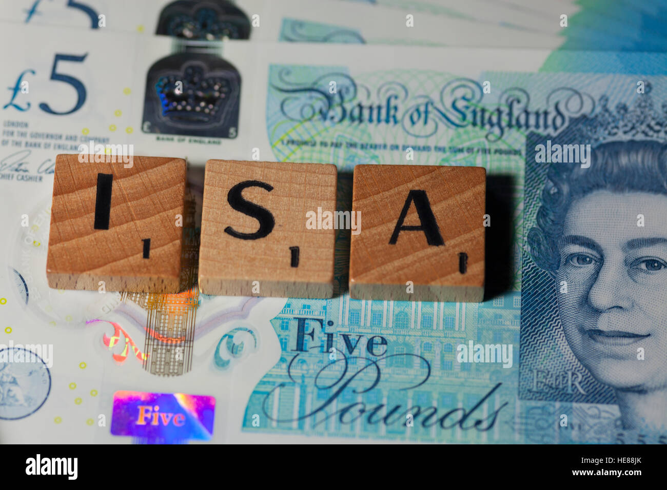 Cash isa tax free risparmi Foto Stock