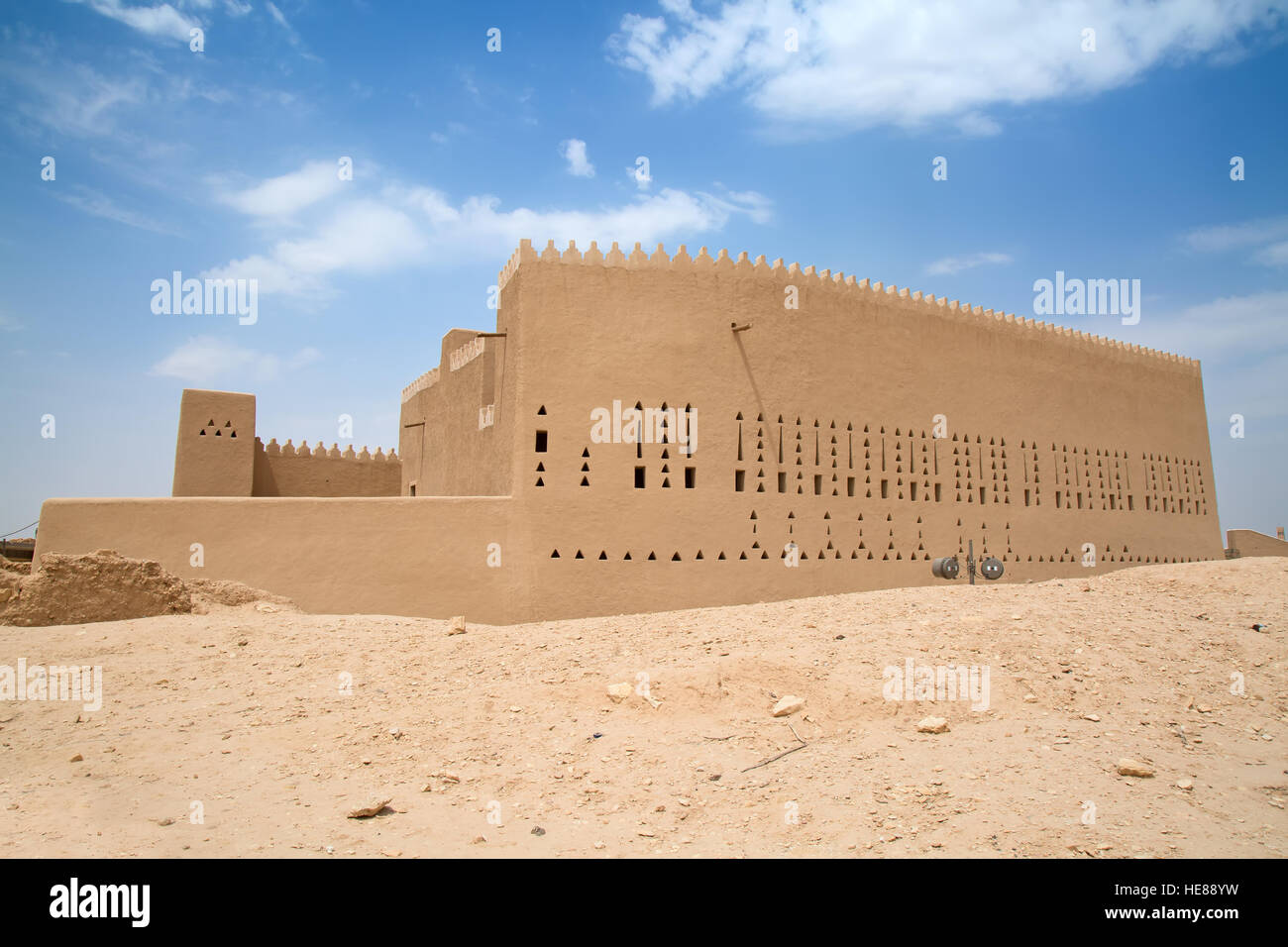 Le strade della città vecchia Diriyah vicino Ar Riyadh, Regno di Arabia Saudita Foto Stock