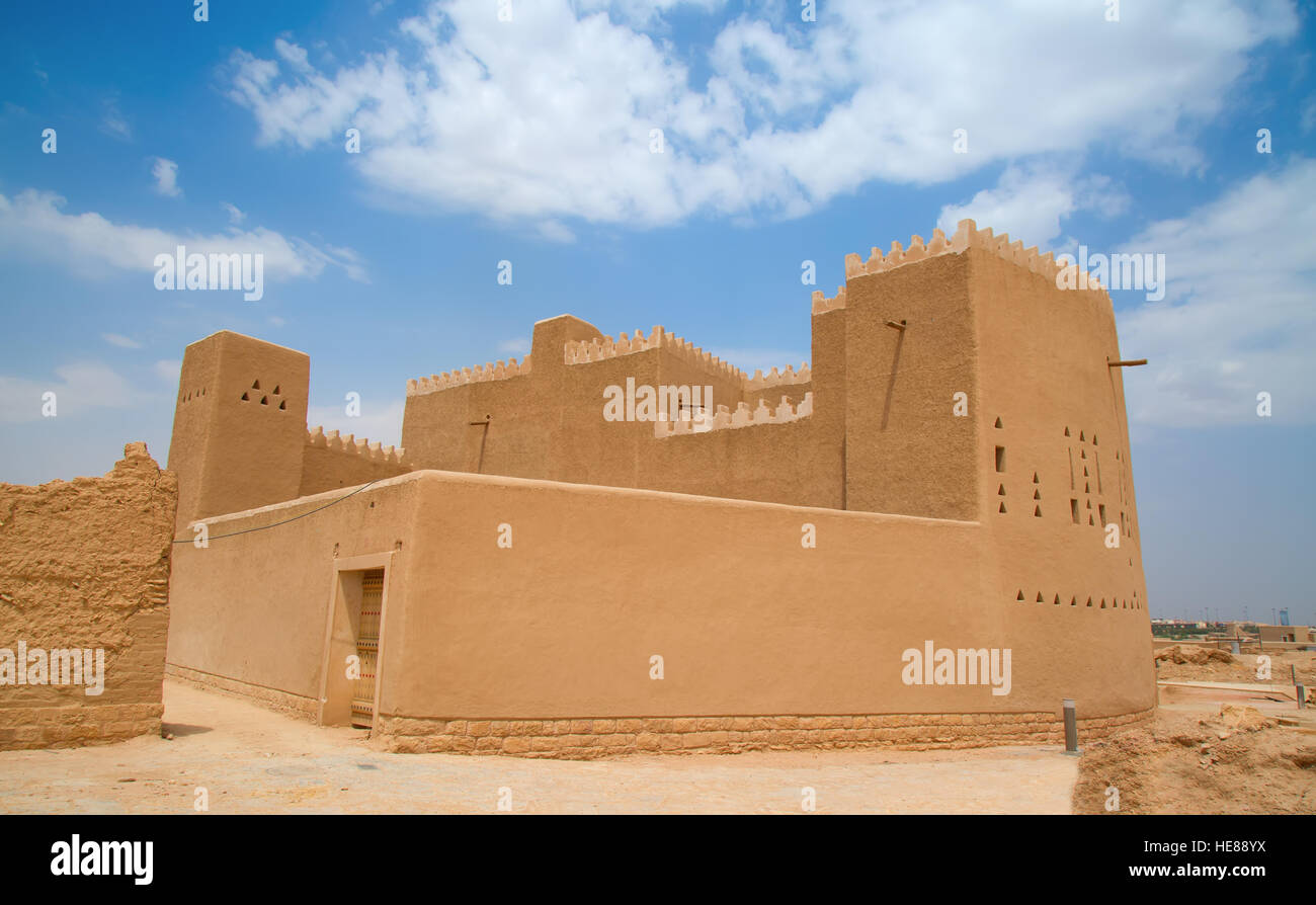 Le strade della città vecchia Diriyah vicino Ar Riyadh, Regno di Arabia Saudita Foto Stock