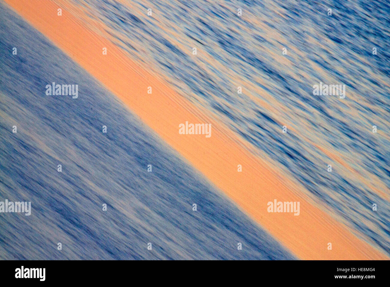 Abstract del litorale di Chincoteague Island, Virginia. Foto Stock