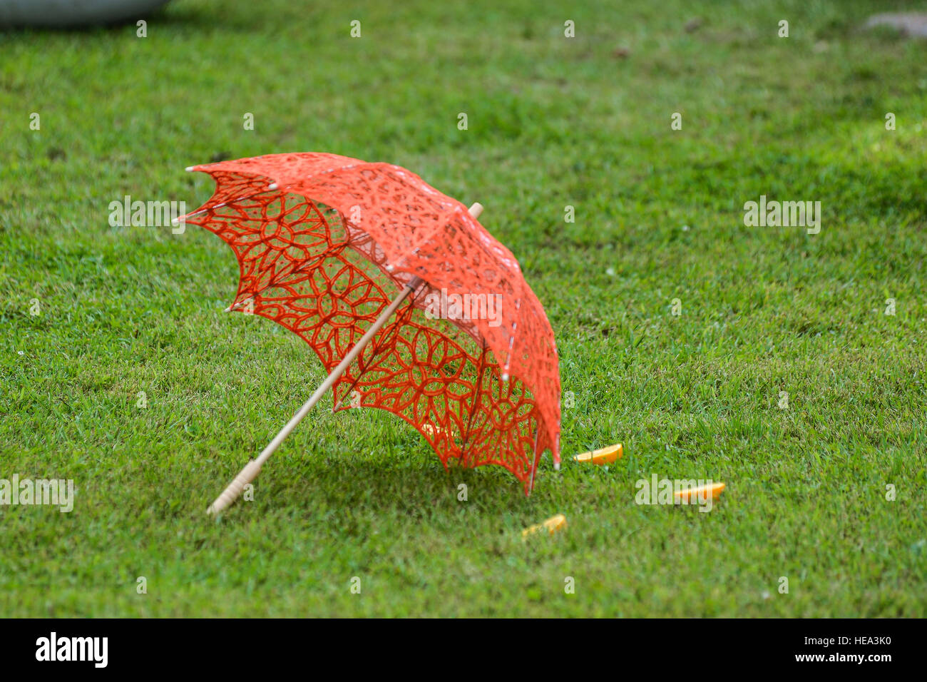 Decorazioni per matrimoni cerimonia Foto Stock