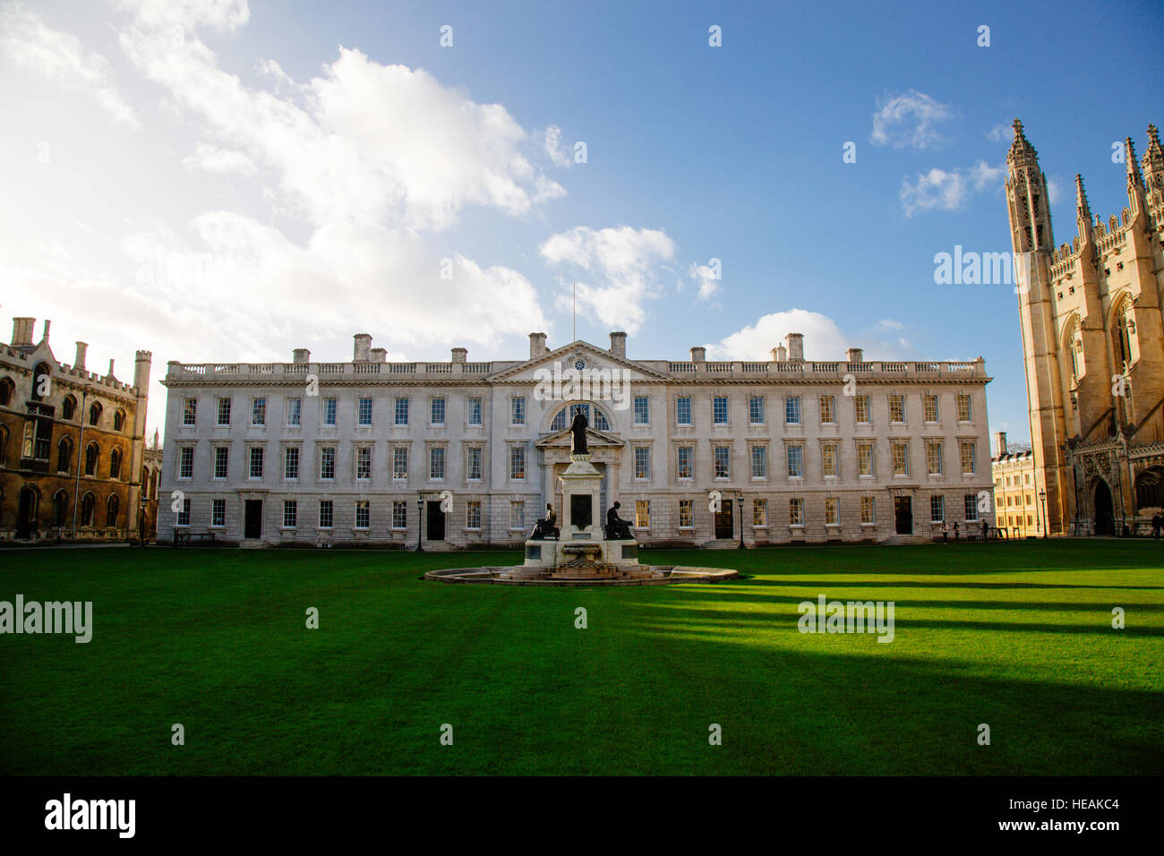 Esplorando la città di Cambridge nel Regno Unito Foto Stock