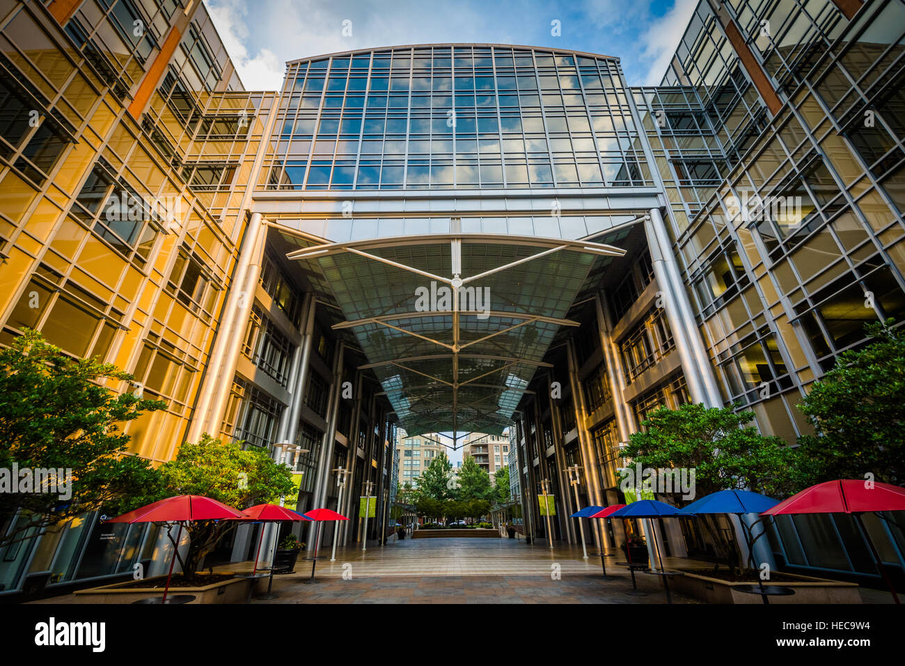 Edificio a Johnson & Wales University, in Charlotte, North Carolina. Foto Stock