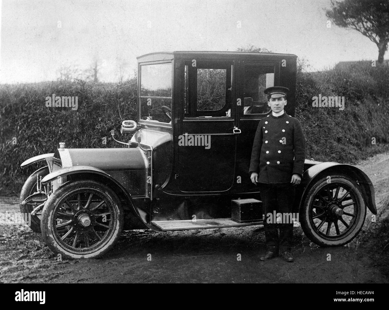 1912 Wolseley coupe Foto Stock